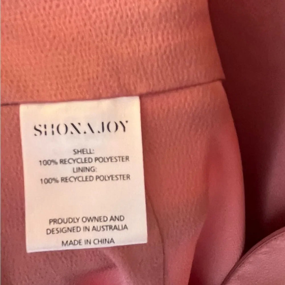 Shona Joy NEW Luxe Tie Sleeveless Midi Dress in Rose Size 10 - Picture 11 of 13